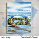 Sweet November Stamps, clear stamp, Tide Pool Pals