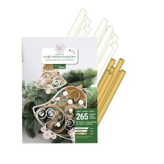 papier + ideen, Große Weihnachtsglocke Quilling Kit