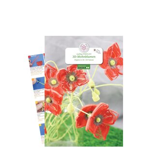 papier + ideen: Quilling Anleitung, 3D Mohnblumen
