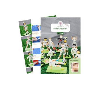 papier + ideen: Quilling Anleitung, Fußballmannschaft
