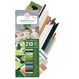 papier + ideen, Fußballmannschaft Quilling Kit