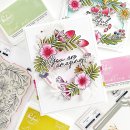 Pinkfresh Studio, Stencil, Berries &amp; Blossoms