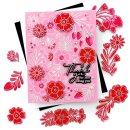 Pinkfresh Studio, Stencil, Berries &amp; Blossoms