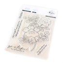 Pinkfresh Studio, clear stamp, Never Give Up