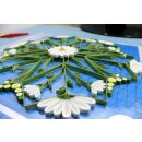 papier + ideen: Quilling Template, Daisy Flower Mandala