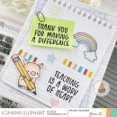 Mama Elephant, clear stamp, WORK OF HEART