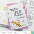 Mama Elephant, clear stamp, WORK OF HEART