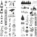 Transferfolie Winter + Christmas, verschiedene Designs, 2...