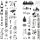Transferfolie Winter + Christmas, verschiedene Designs, 2 Bogen