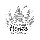 Butterer, Stempel "Coming Home for Christmas ",...