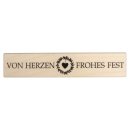 Butterer, Stempel "Von Herzen frohes Fest", 2x10cm