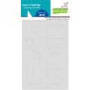 Lawn Fawn, coloring stencils, treat cart
