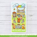 Lawn Fawn, coloring stencils, treat cart