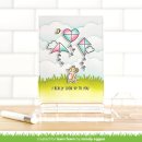 Lawn Fawn, coloring stencils, whoosh, kites!