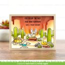 Lawn Fawn, coloring stencils, critters in the desert