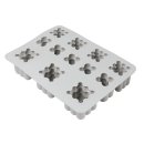 Silikon Gießform Bubble Kerzen, 24,4x18x50cm, 12...