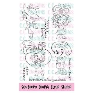 C.C. Designs, clear stamp, Southern Charm