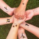 Lavinia Stamps, Temporary Tattoo Fairies and Bees