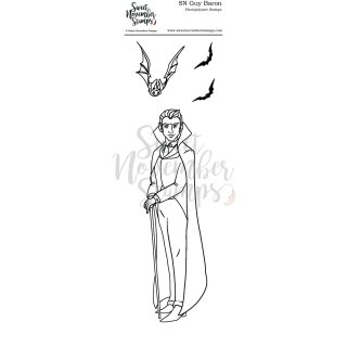 Sweet November Stamps, clear stamp, SN Guy: Baron
