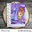 Sweet November Stamps, clear stamp, Pins and Needles