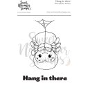 Sweet November Stamps, clear stamp, Hang in there