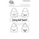 Sweet November Stamps, clear stamp, Corny but Sweet