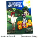 Sweet November Stamps, clear stamp, Black Cat Society