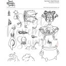 Sweet November Stamps, clear stamp, Sorshas Spell Room
