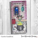 Sweet November Stamps, clear stamp, Sorshas Spell Room