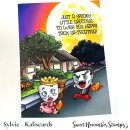 Sweet November Stamps, clear stamp, Background Builder: Halloween Neighborhood