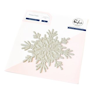 Pinkfresh Studio, press plate, Radiating Snowflake