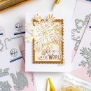 Pinkfresh Studio, press plate, Radiating Snowflake