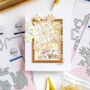Pinkfresh Studio, Die / Stanzschablone, Holiday Greetings Sentiments