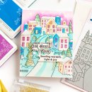 Pinkfresh Studio, press plate, Holiday Greetings Sentiments