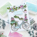 Pinkfresh Studio, Die / Stanzschablone, Holiday Bicycle