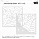 Lawn Fawn, Lawn Clippings, spiderweb background stencil