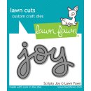 Lawn Fawn, lawn cuts/ Stanzschablone, scripty joy
