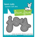 Lawn Fawn, lawn cuts/ Stanzschablone, scripty joy outline...