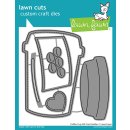 Lawn Fawn, lawn cuts/ Stanzschablone, coffee cup gift card holder