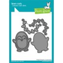 Lawn Fawn, lawn cuts/ Stanzschablone, peppy penguin