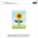 Lawn Fawn, lawn cuts/ Stanzschablone, sunny sunflower