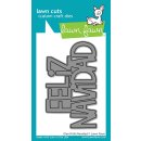 Lawn Fawn, lawn cuts/ Stanzschablone, giant feliz navidad