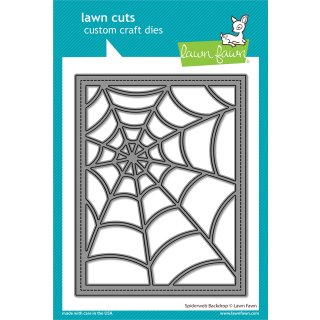 Lawn Fawn, lawn cuts/ Stanzschablone, spiderweb backdrop