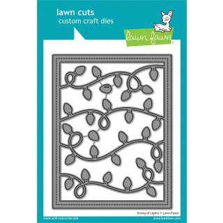 Lawn Fawn, lawn cuts/ Stanzschablone, string of lights backdrop