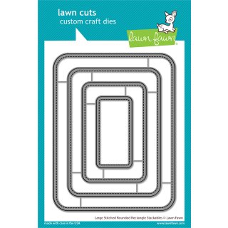 Lawn Fawn, lawn cuts/ Stanzschablone, large stitched...