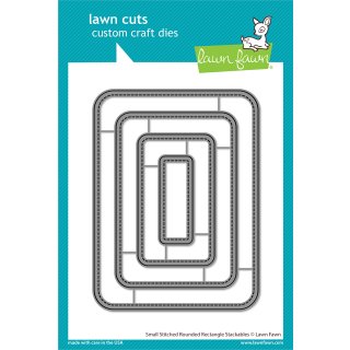 Lawn Fawn, lawn cuts/ Stanzschablone, small stitched...