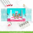 Lawn Fawn, clear stamp, simply celebrate santa