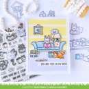 Lawn Fawn, clear stamp, little woodland library