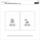 Lawn Fawn, clear stamp, little woodland library