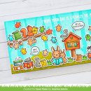 Lawn Fawn, clear stamp, little woodland library
